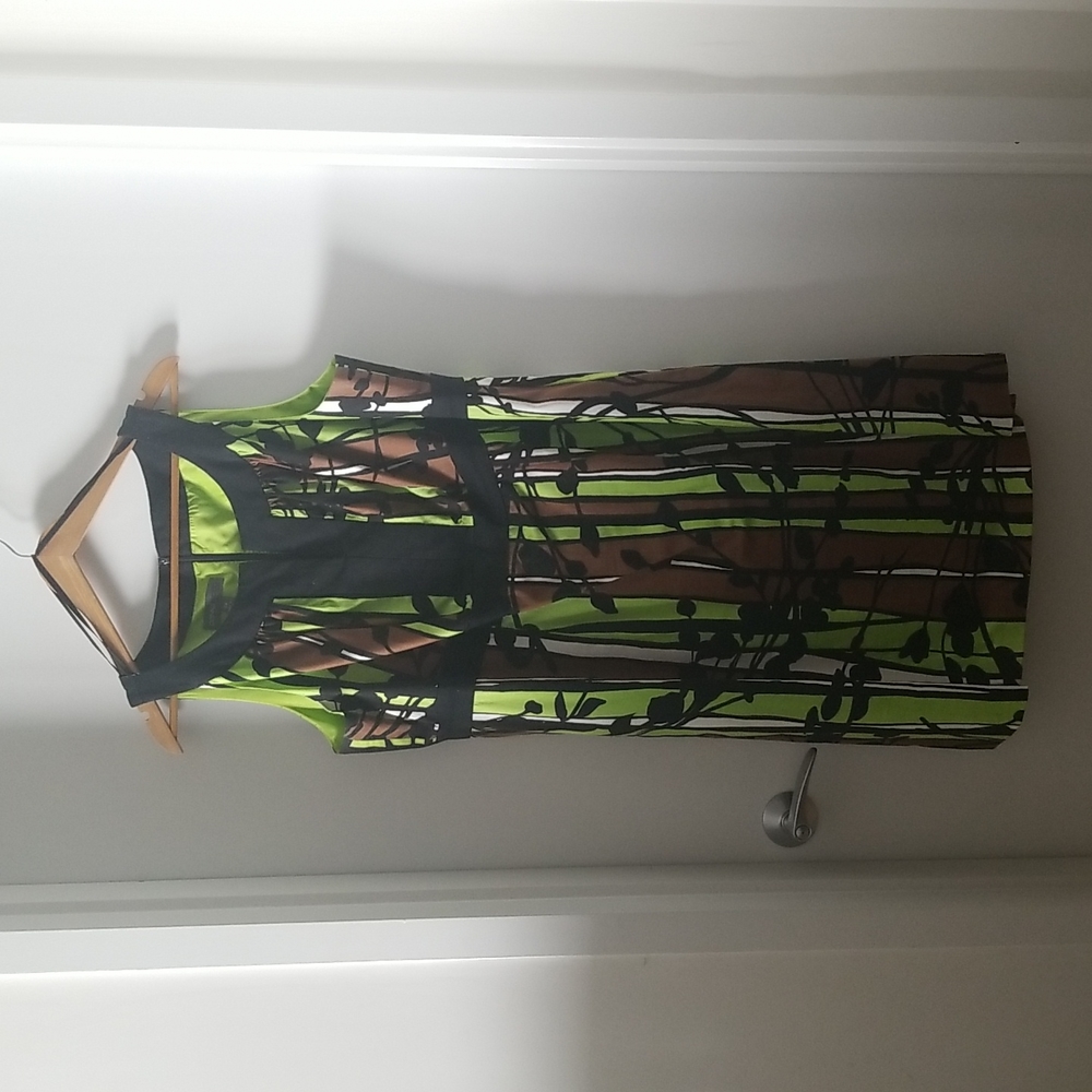 Plus Size Multicolored Floral Print Tank Dress